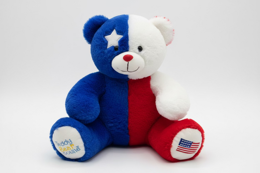 Red White and Blue Teddy