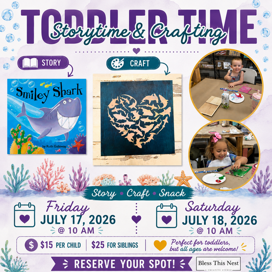 Toddler Time | Smiley Shark Story & Craft | Lake Havasu I 7/17