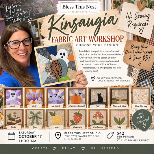 Kinusaiga Fabric Art Workshop | Choose Your Design