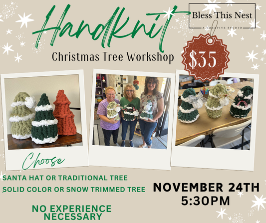 Hand Knit Tree Workshop - 11/24