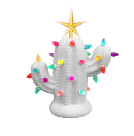Small Lighted Cactus