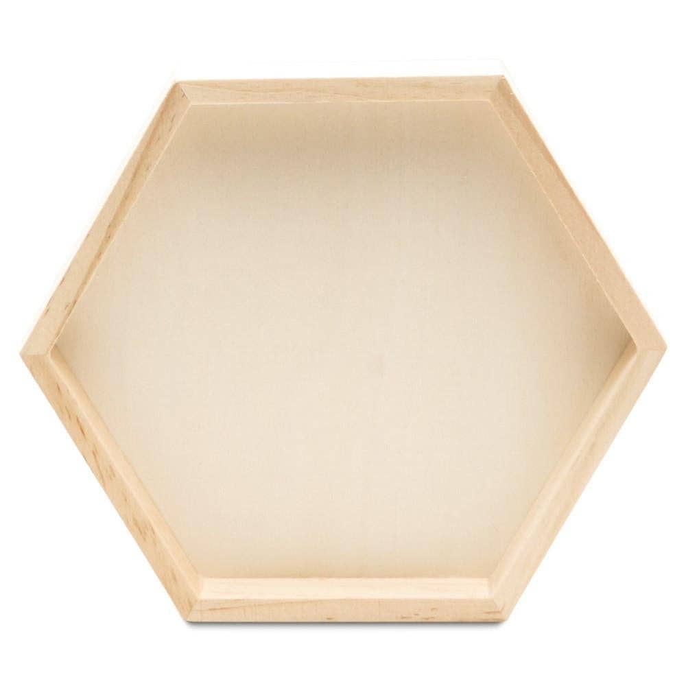 6" Hexagon Tray (Single Unit)