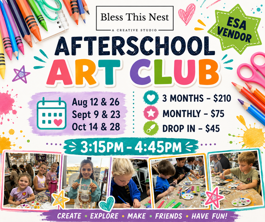 After School Art Club 2026 (Aug - Oct)