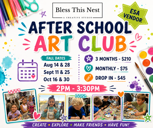 After School Art Club 2026 (Aug - Oct)