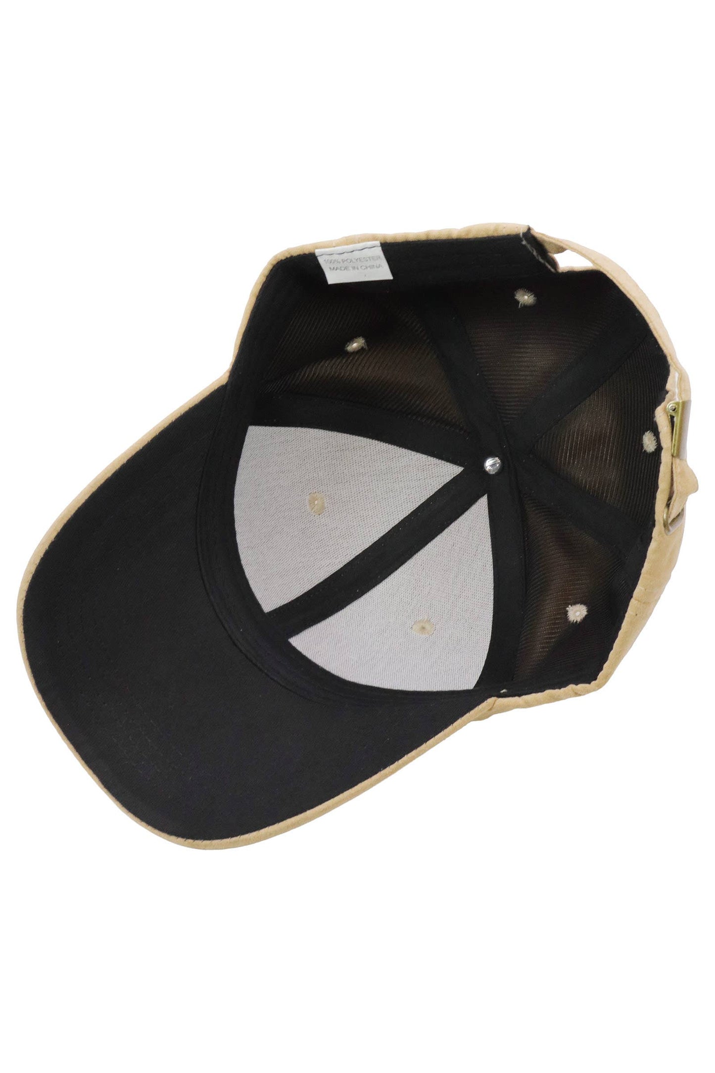 Faux Suede Buckle Strap Back Baseball Cap