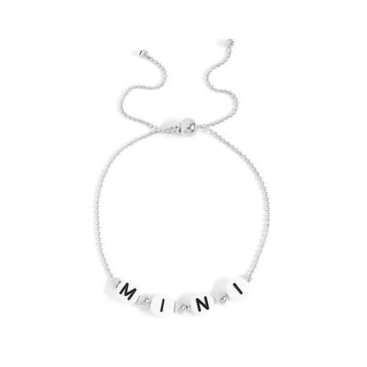 18K Gold PVD Stainless Steel "Mini" Beaded Charm Bracelet