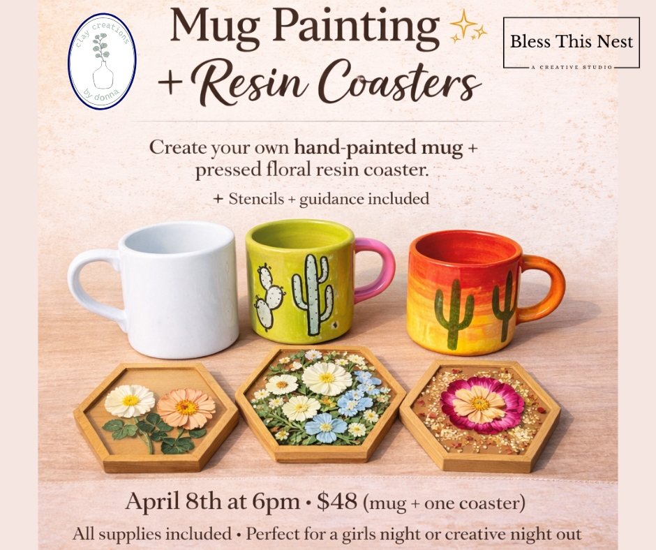 Mug Painting + Resin Coaster I 4/8