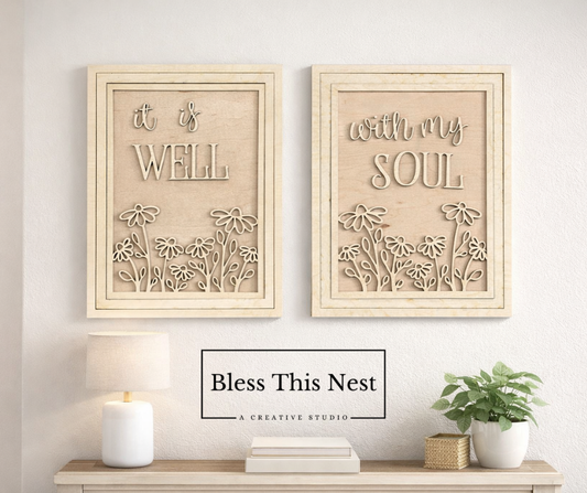 It is Well with My Soul - 2 Piece Set