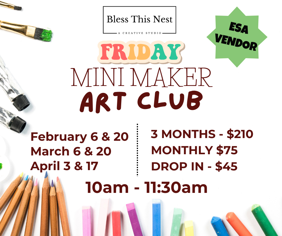 Friday Mini Maker Art Club