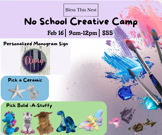 No School Creative Camp -Feb 16