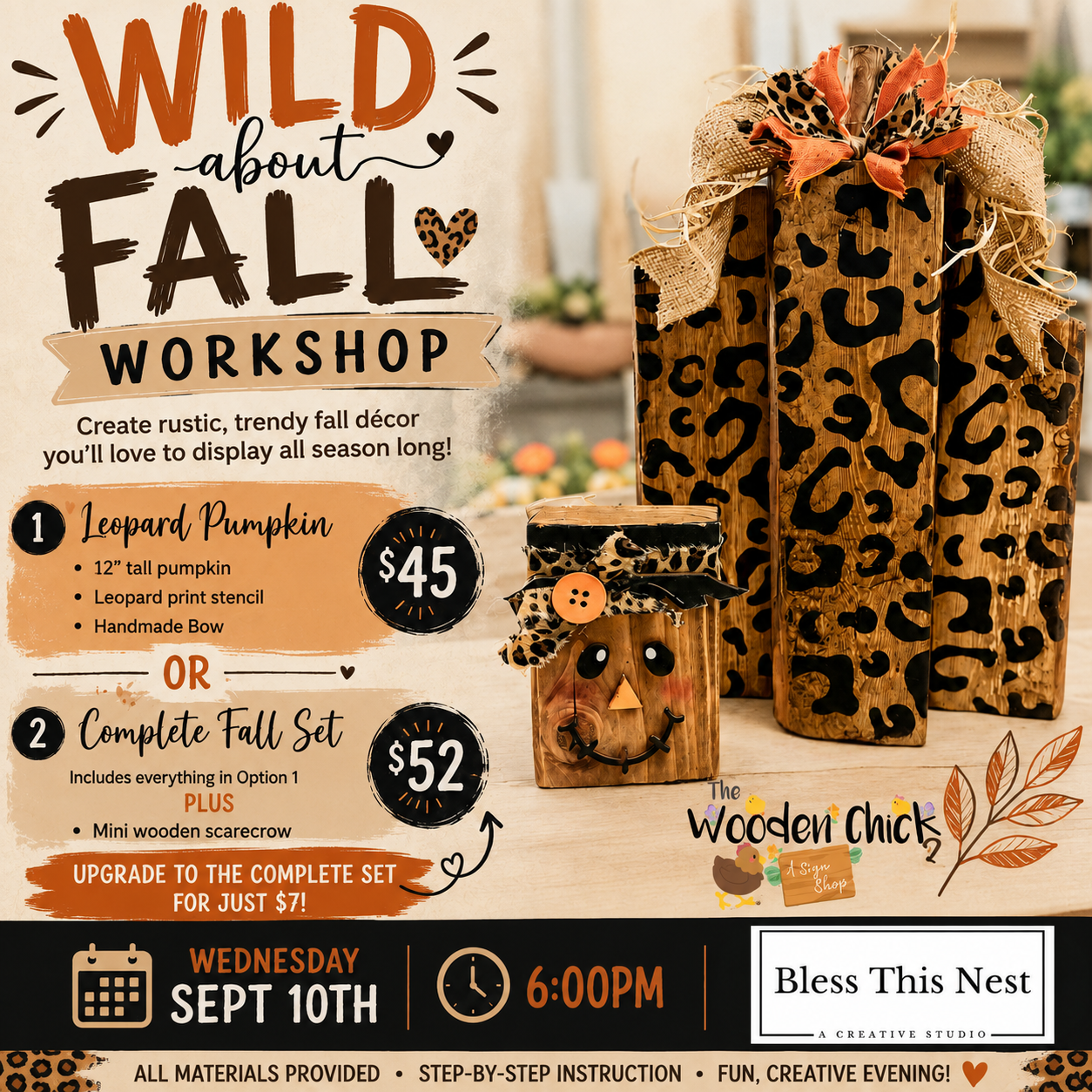 Wild About Fall Workshop