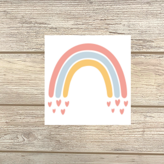 Rainbow with Rainbow Rain Drops: Mini Maker