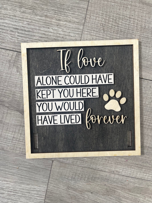 Pet Collar Remembrance Frame