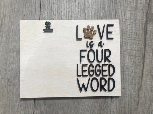 Love is a Four Legged Word