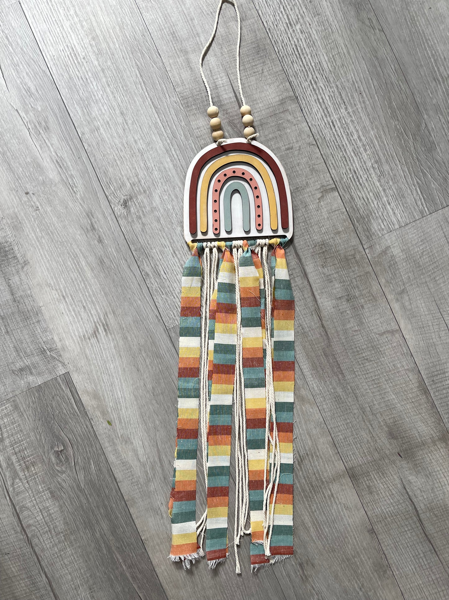 Hanging Boho Rainbow