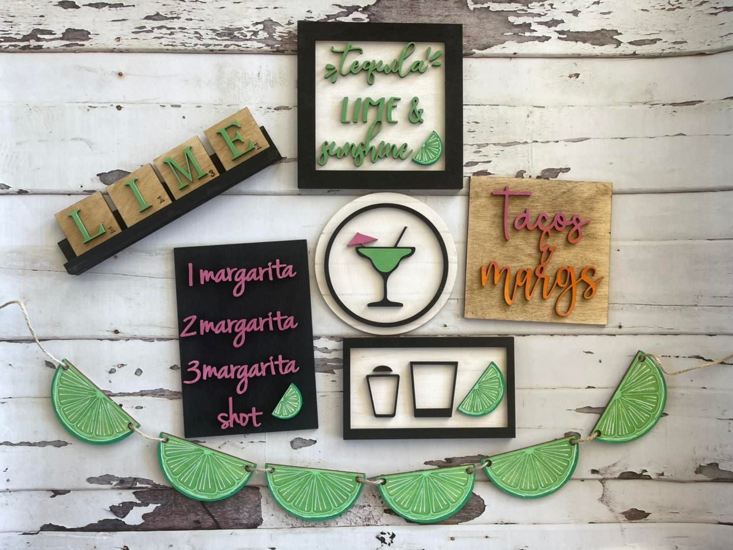 Margarita/Cinco De Mayo Tier Tray Set