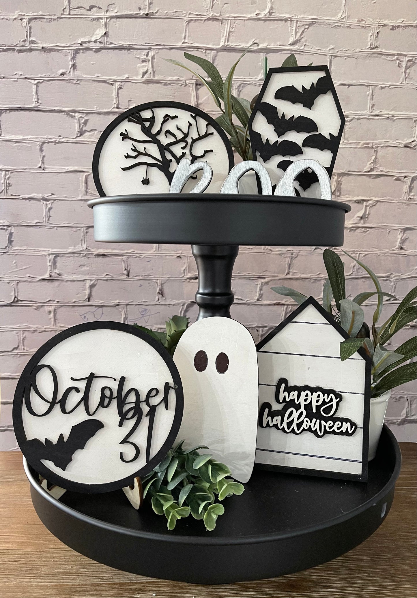 Boo Tier Tray Set