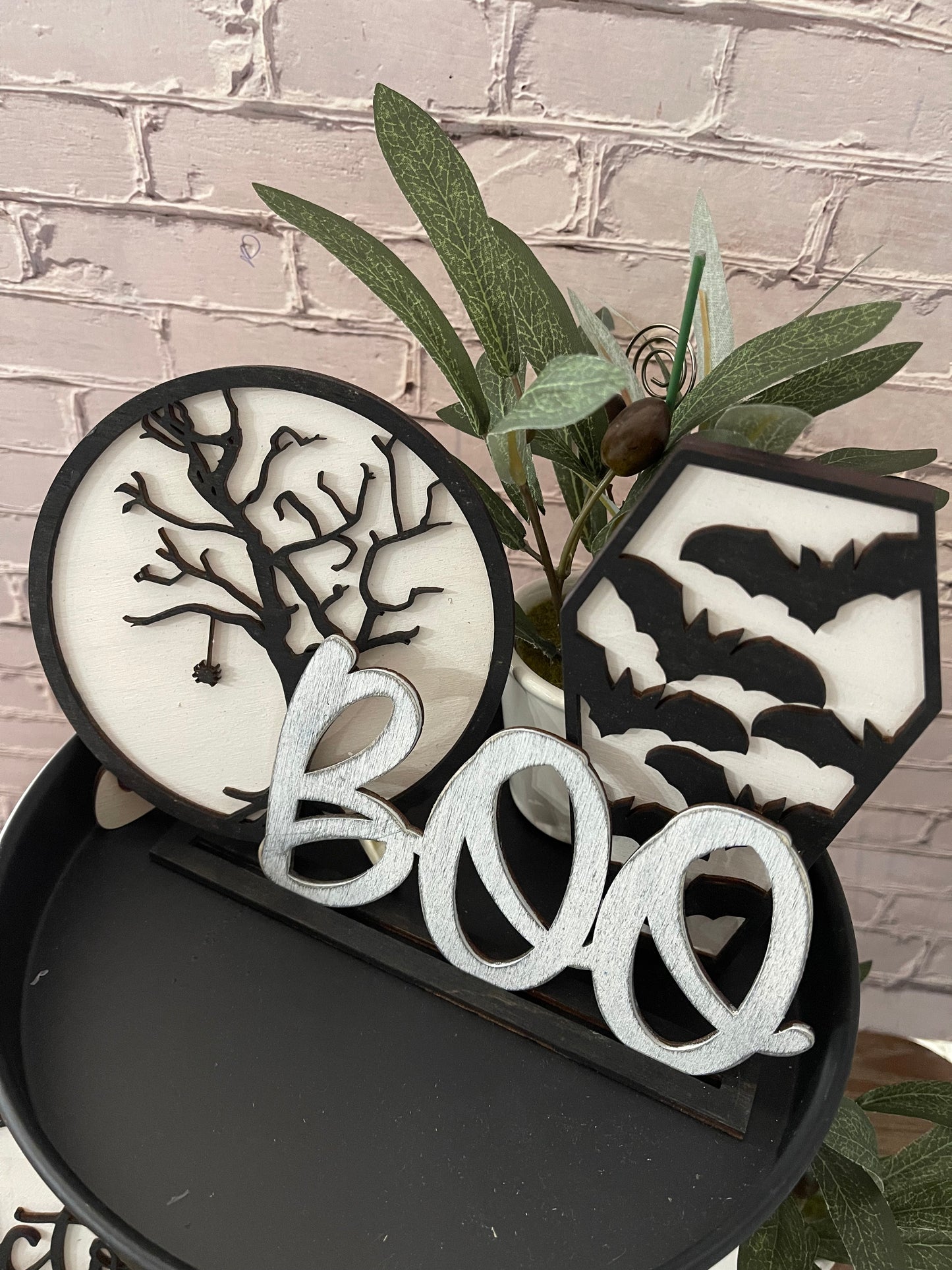 Boo Tier Tray Set