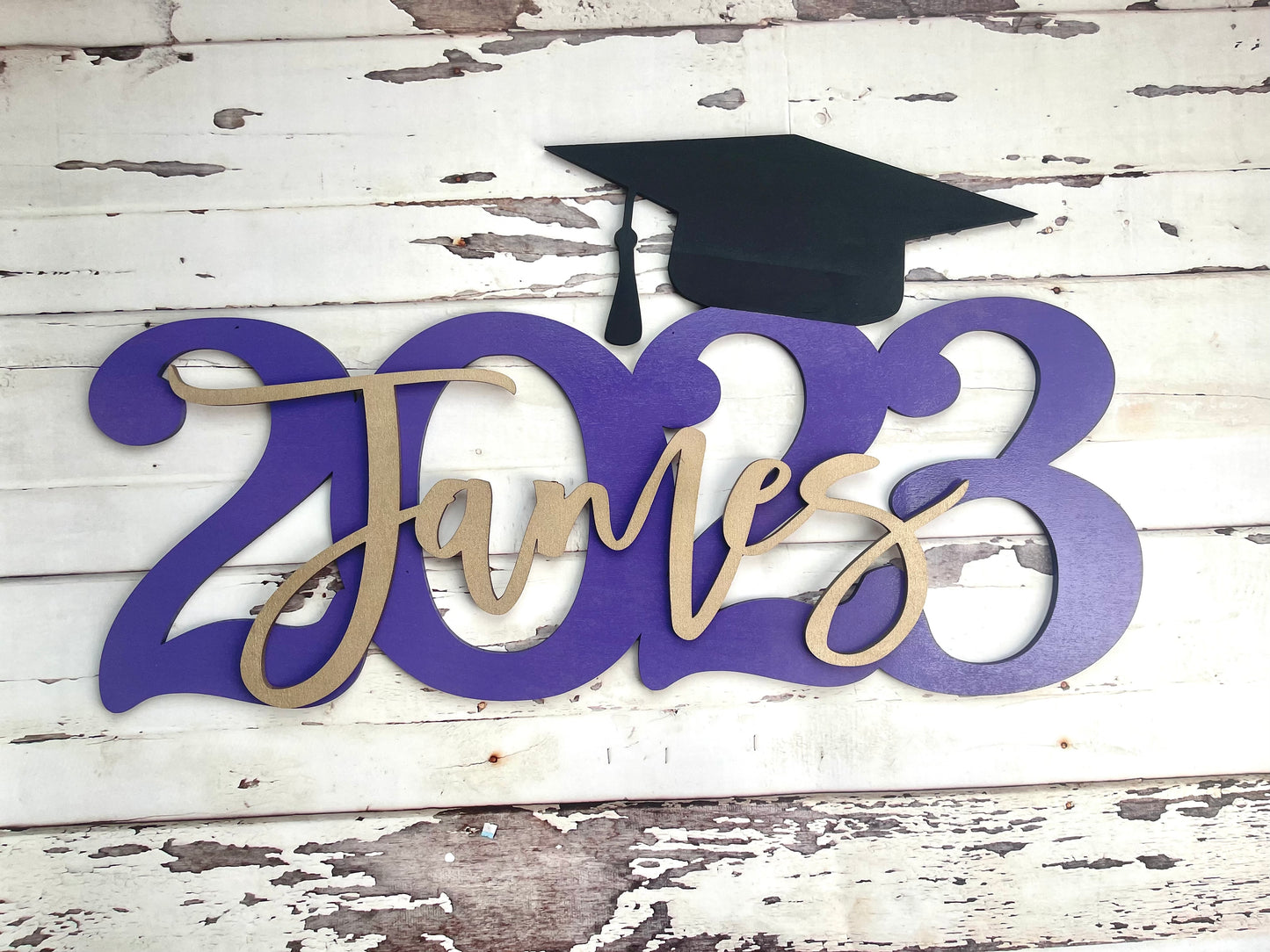 2024 Personalized Graduation Sign - COMES FINISHED