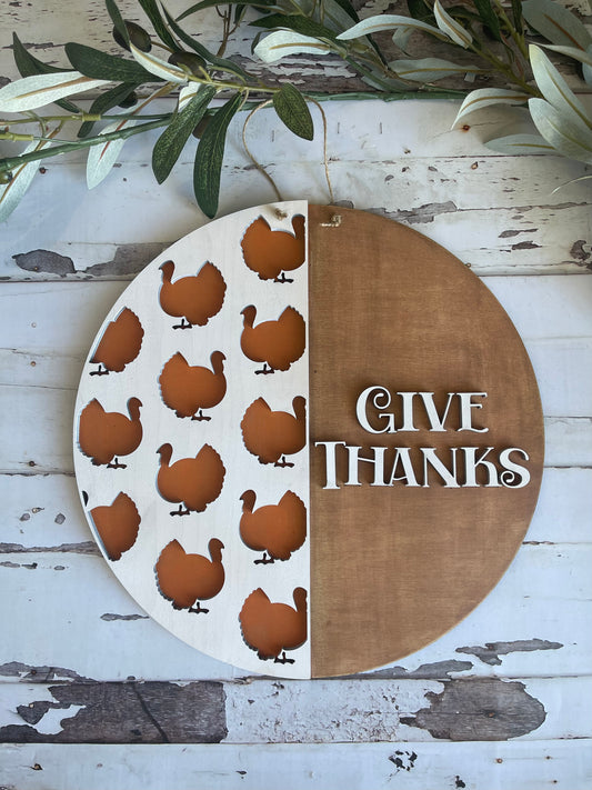 Give Thanks Sign