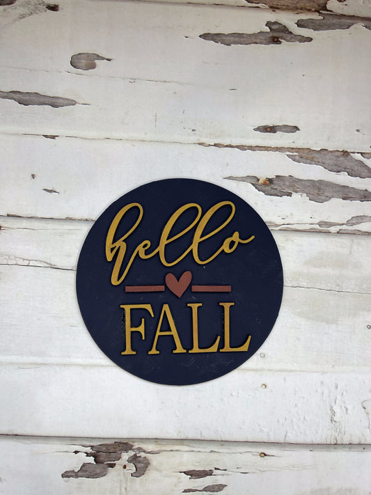 Hello Fall Interchangeable Insert