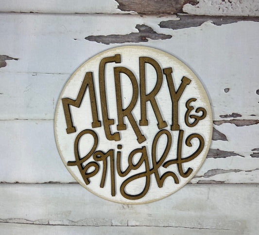 Merry & Bright Interchangeable Insert