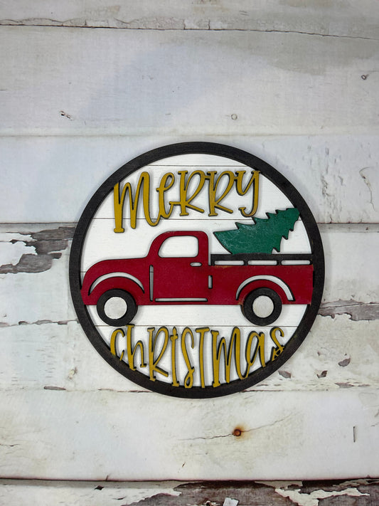 Merry Christmas Interchangeable Insert