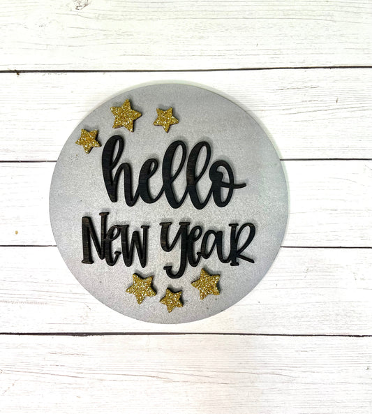 Hello New Year Interchangeable Insert