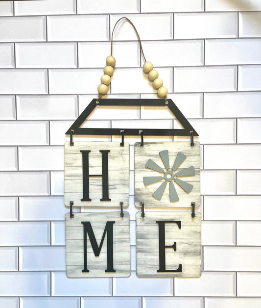 Farmhouse "HOME" Wall Hanging