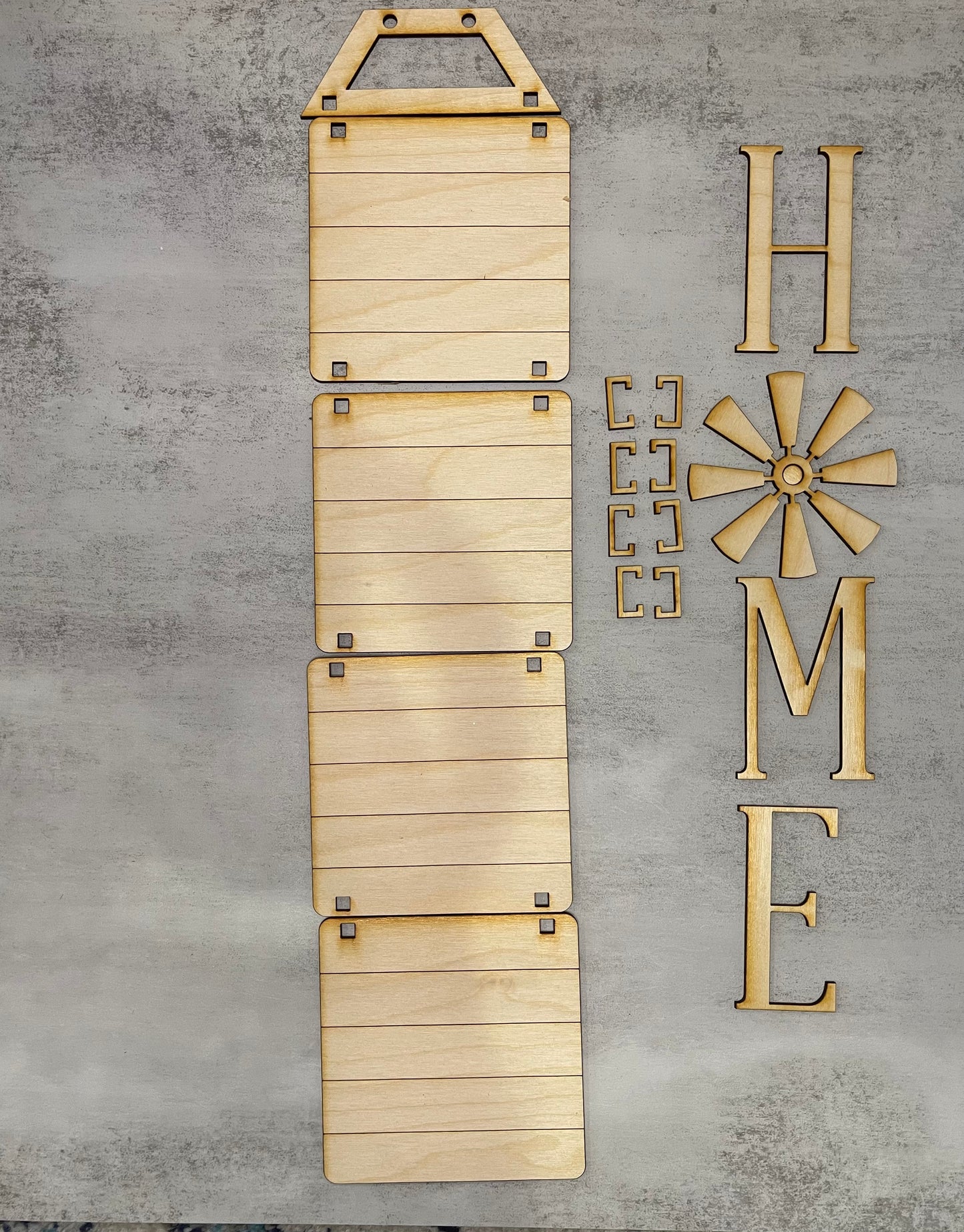 Farmhouse "HOME" Wall Hanging