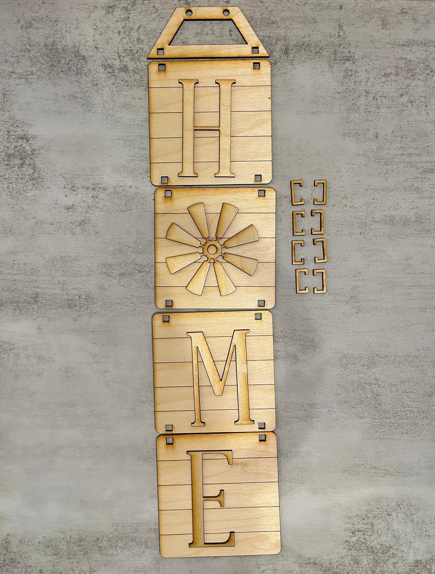 Farmhouse "HOME" Wall Hanging