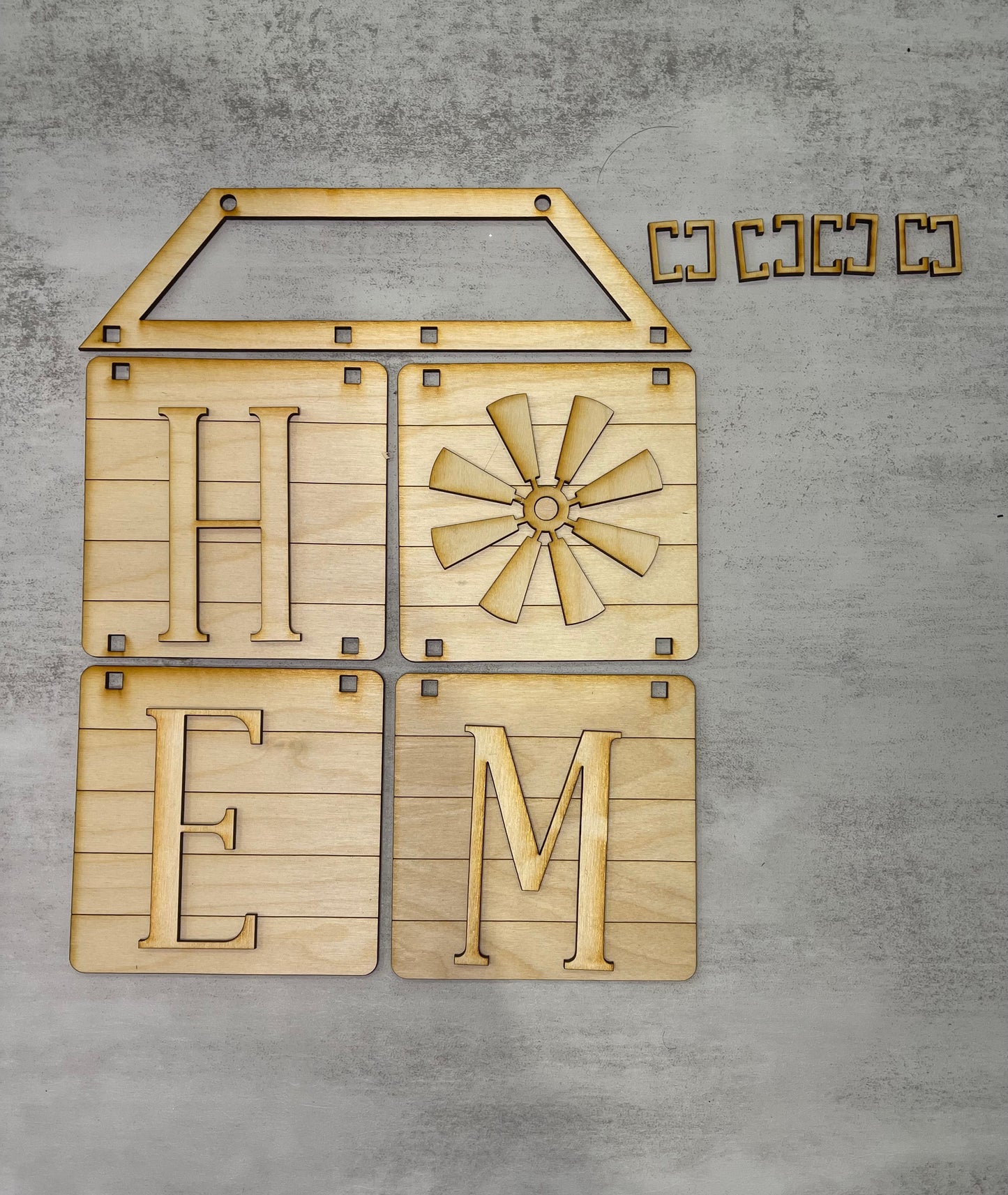 Farmhouse "HOME" Wall Hanging