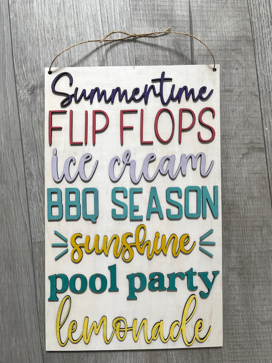 Summer Time Sign