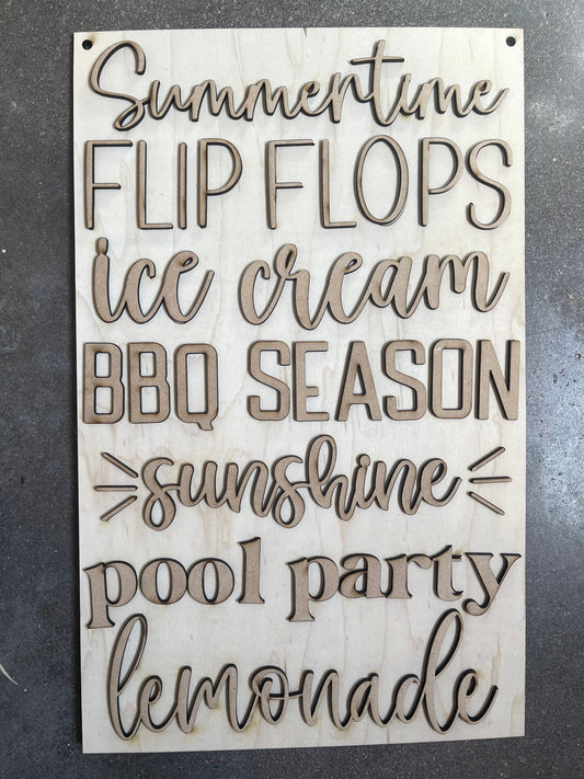 Summer Time Sign