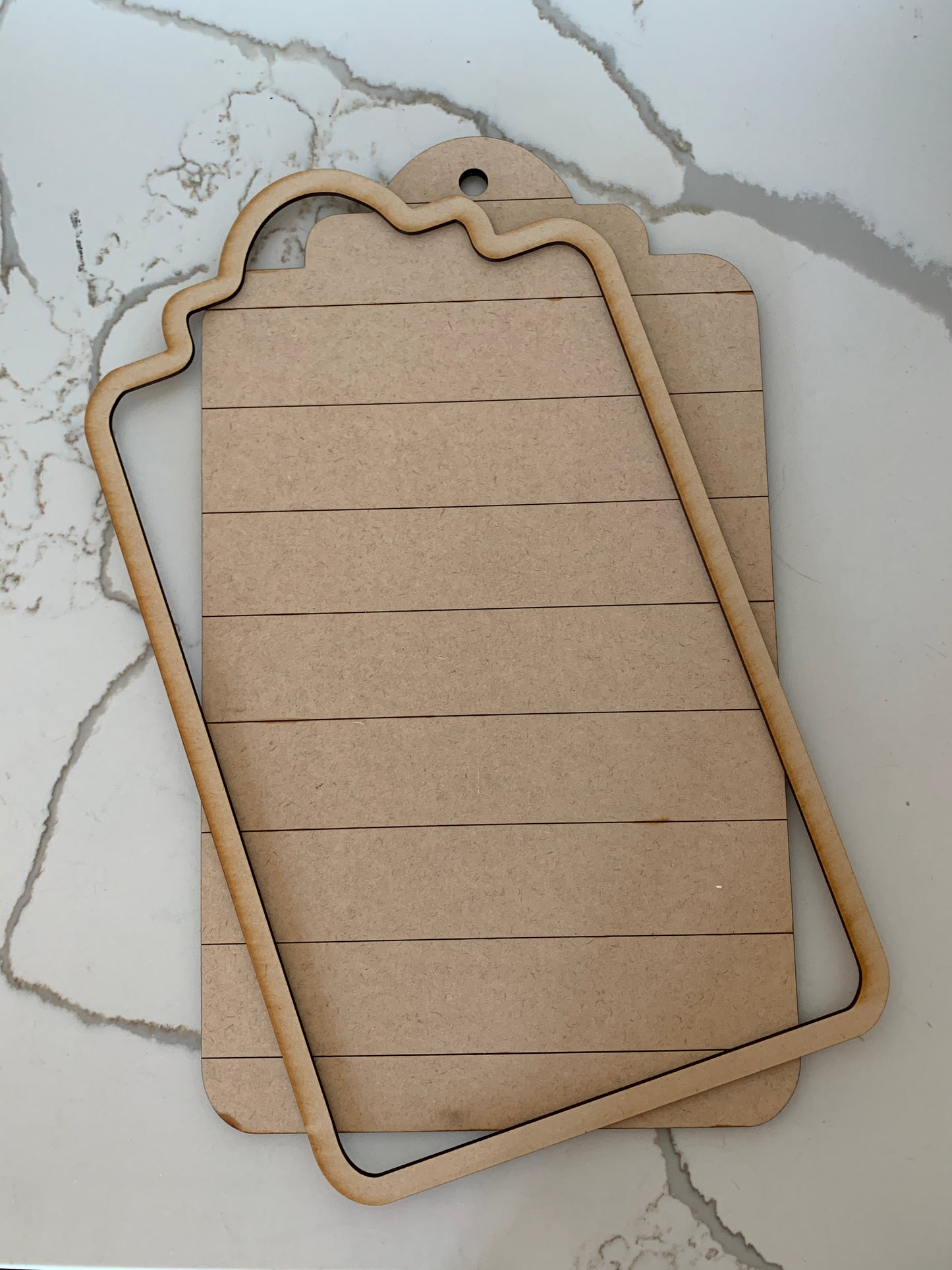 Farmhouse Initial Door Tag