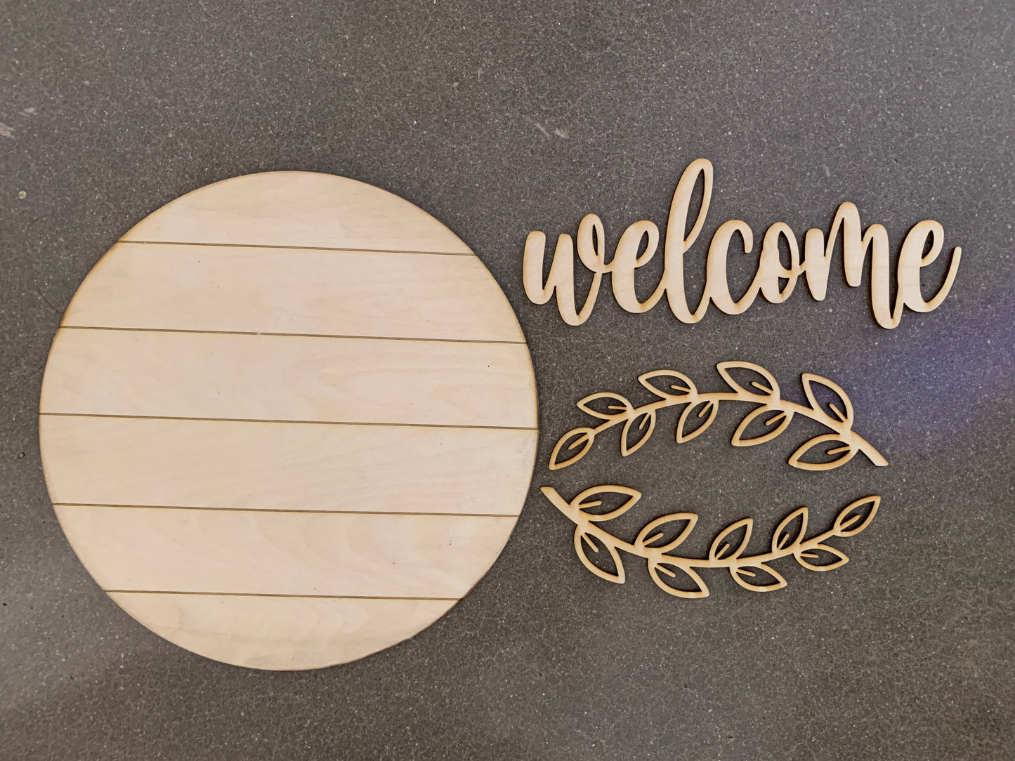 Shiplap Welcome Sign