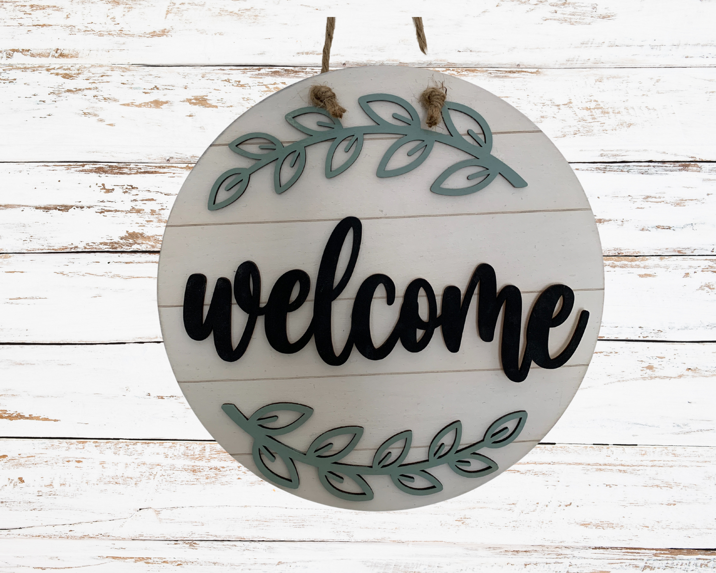Shiplap Welcome Sign