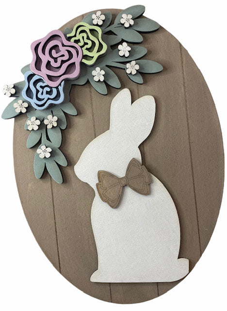 Sitting Bunny Sign
