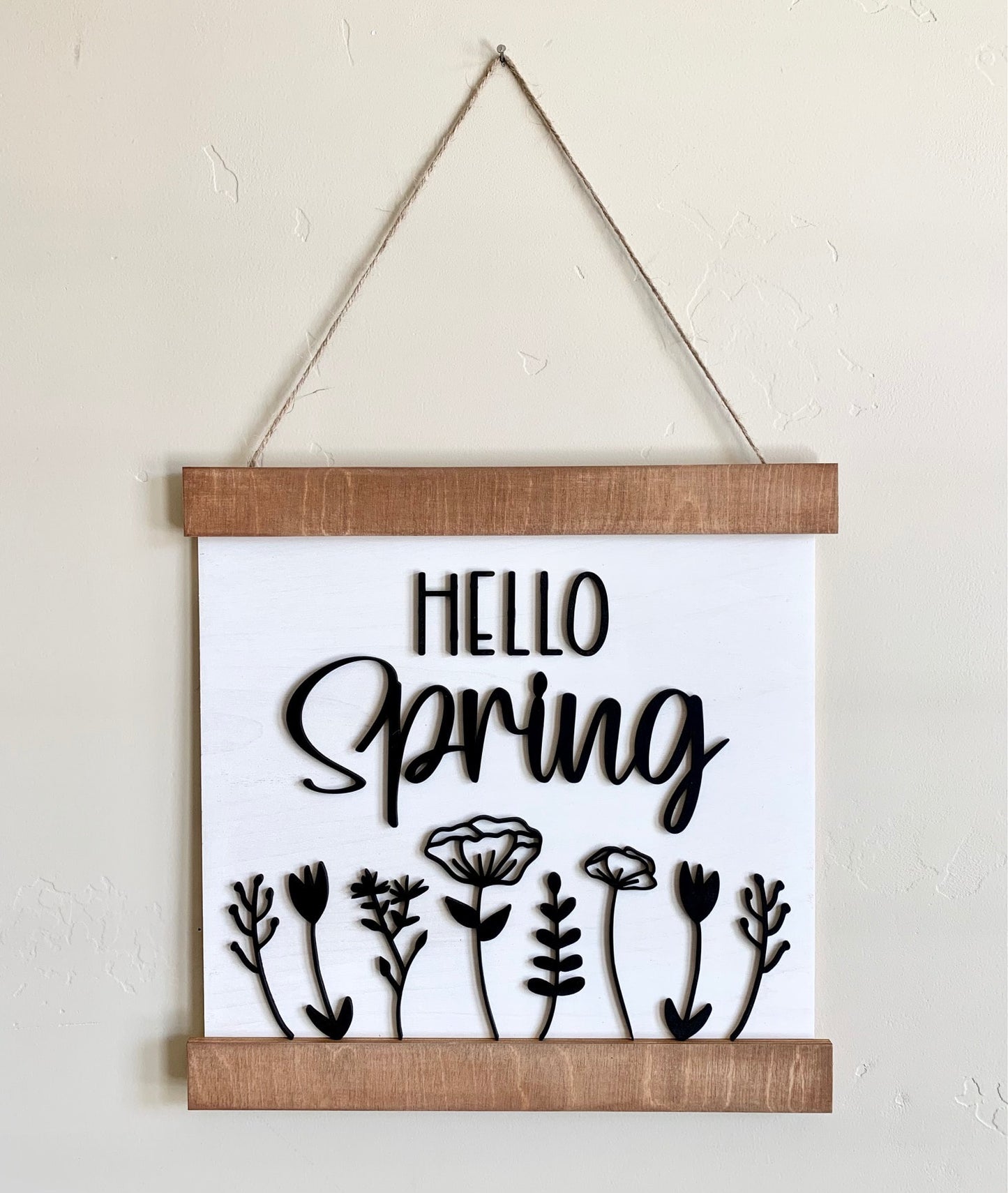 Hello Spring Sign